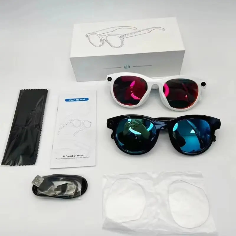 Kit de las gafas IA Vision con caja y accesorios
